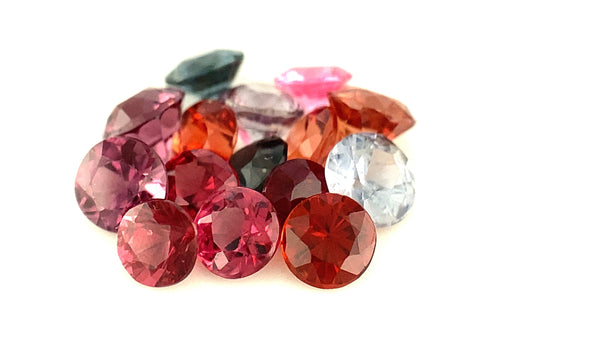 multi-coloured spinels
