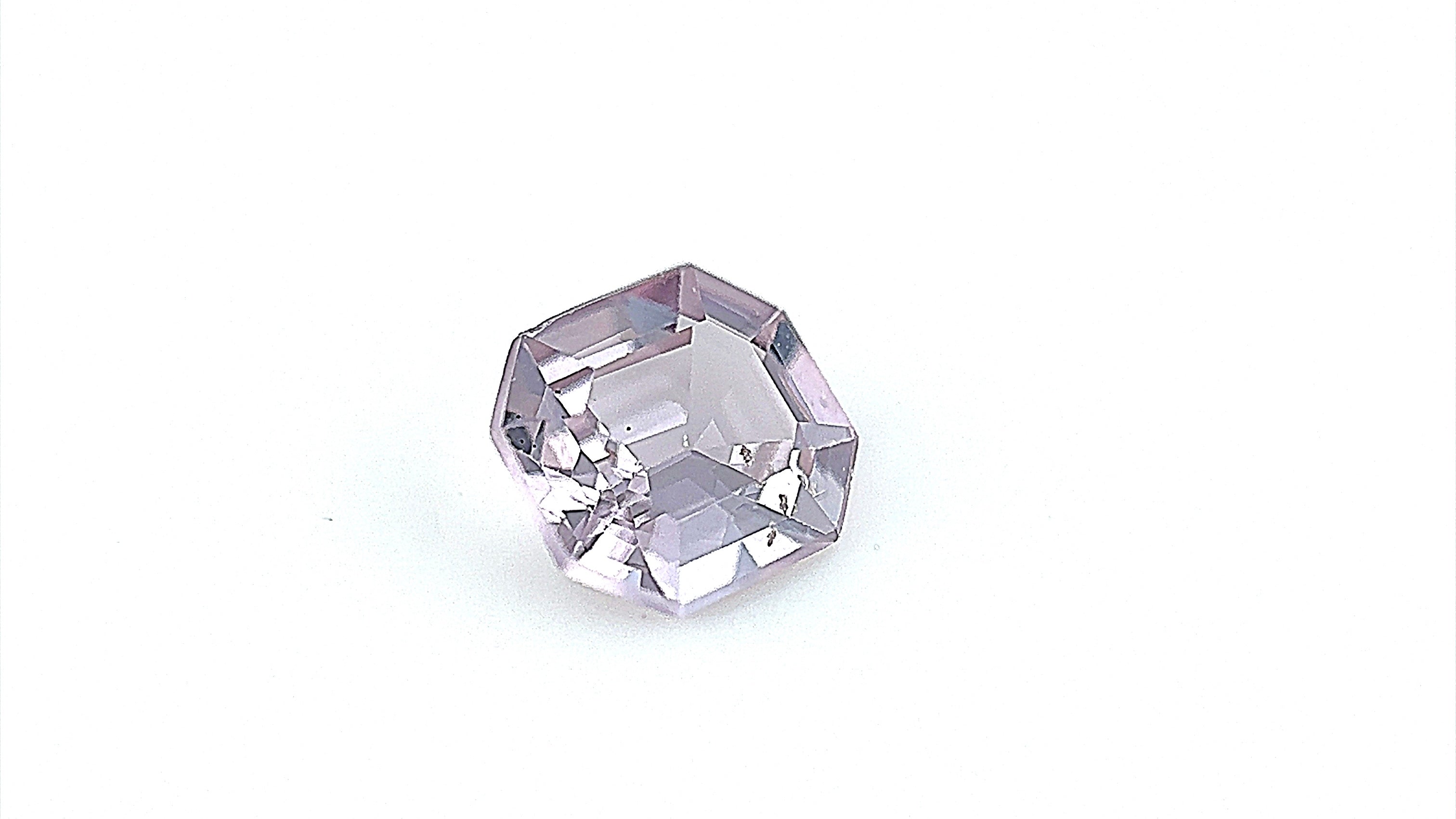 Lavender colour natural spinel with eye-clean clarity, UK stock, from Mogok origin.