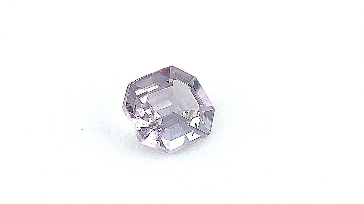 Lavender colour natural spinel with eye-clean clarity, UK stock, from Mogok origin.