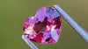 Mogok origin pink Burmese spinel gemstone, heart-shaped with stunning clarity and vibrant pink hues, perfect for custom luxury jewellery.