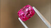 High-definition video showcasing a pink cushion-cut natural spinel. Watch as the gemstone’s vibrant hue is displayed from various angles, emphasizing its quality and allure for custom jewellery pieces.