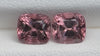 2.49ct matching pair brown natural spinels, rare colour, modern and unique gemstones ideal for bespoke earrings, couple rings, or fine jewellery designs