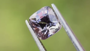 Grey Gemstone, Mogok origin Natural Spinel Eye-Clean Clarity in natural daylight.