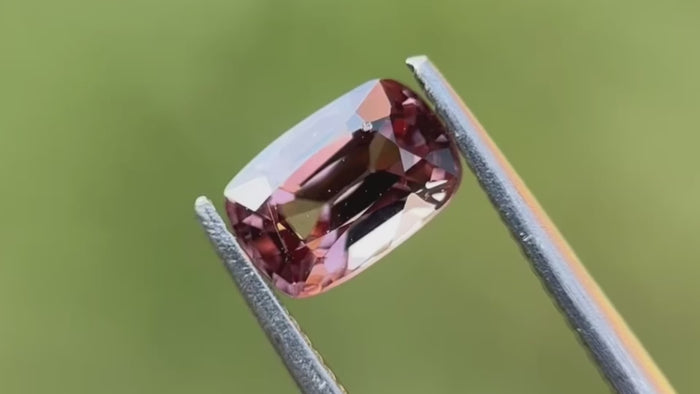 Natural brown spinel gemstone with durable quality and long cut. Perfect for bespoke jewellery.