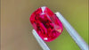 Neon red Burmese spinel, 0.51ct gemstone, ethically sourced and untreated, ideal for bespoke luxury jewellery designs.