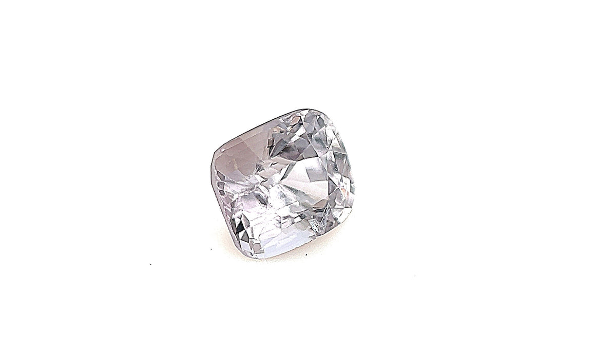 Transparent Bright Grey Natural Spinel 1.40ct Cushion Cut
