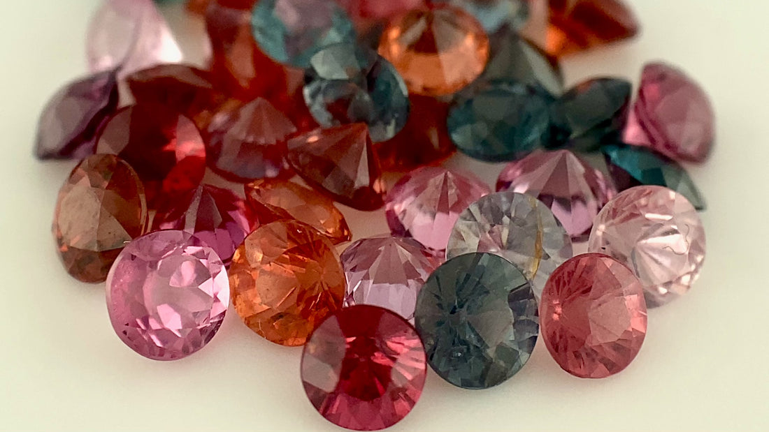 Multi-Colour Natural Spinel Parcel 15ct - 43 Round Stones