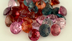 Multi-Colour Natural Spinel Parcel 15ct - 43 Round Stones