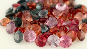 30ct Multi-Colour Natural Spinel Parcel - 88 Round Gemstones